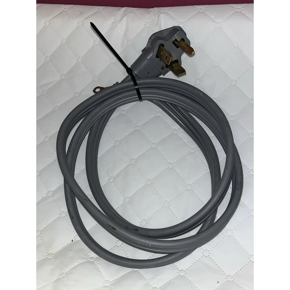 Gray 3-Prong Range & Dryer Power‎ Cord 125V/250V 30A UL Certified 6 Ft
